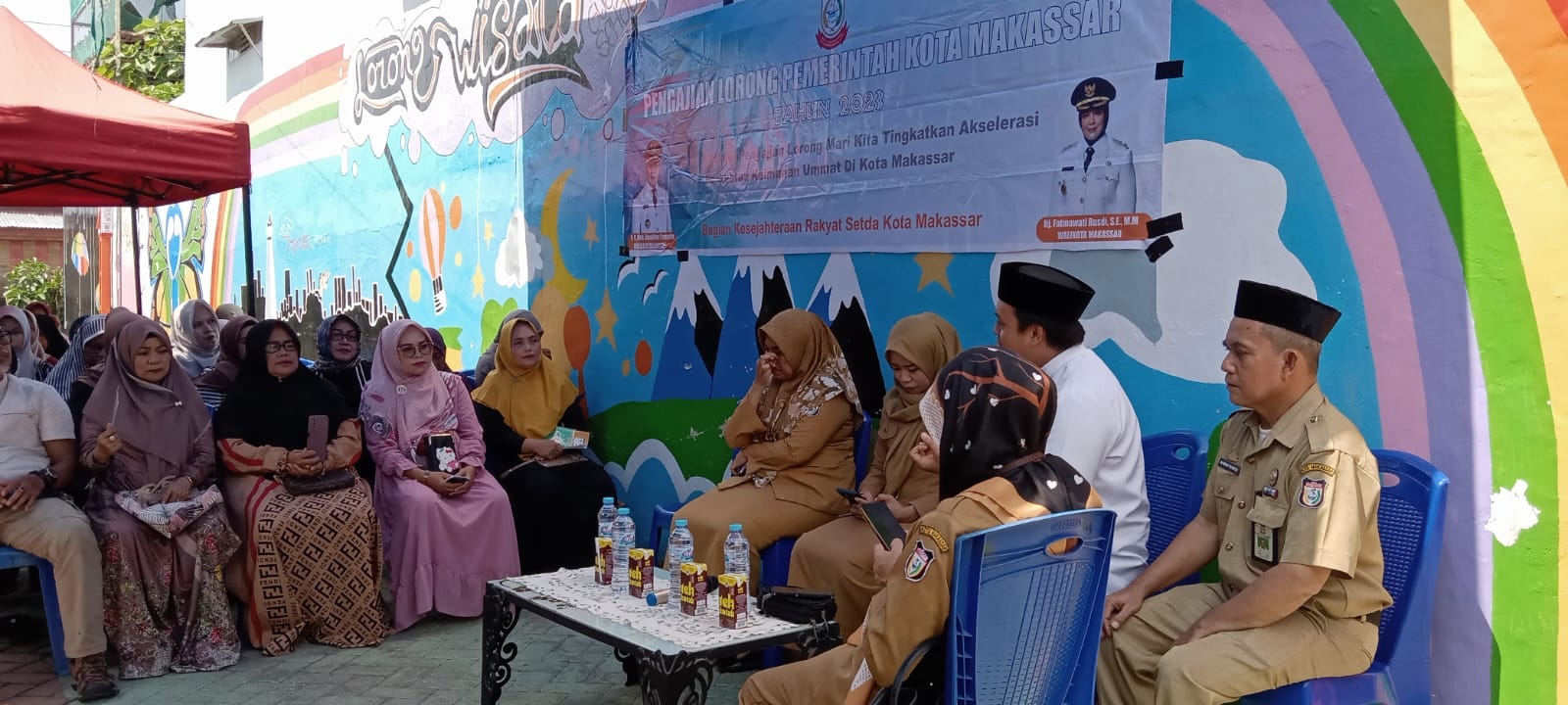 Penunjang Foto Pengajian di Lorong Wisata Guarda Kelurahan Mappala - 1