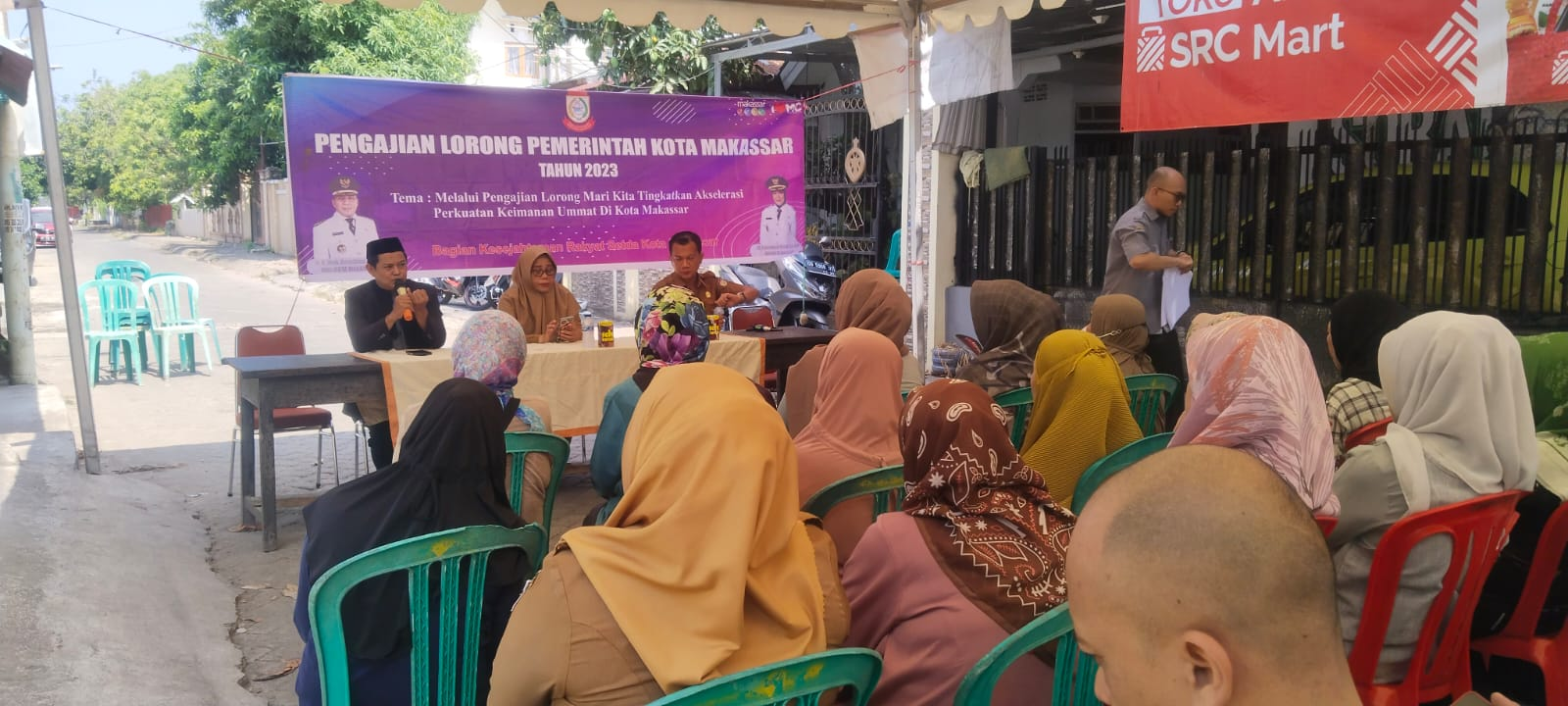 Pengajian di Lorong Lisbon Kelurahan Gunung Sari